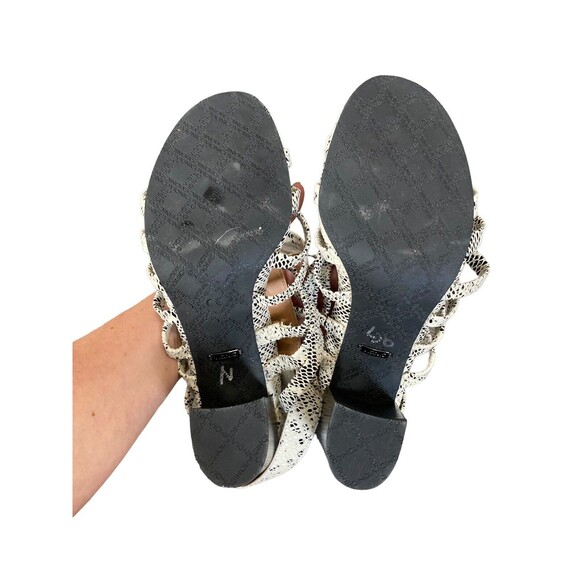 Vionic Sami Snake Print Sandals‎ Size 10 Strappy Ankle Strap - Picture 6 of 7